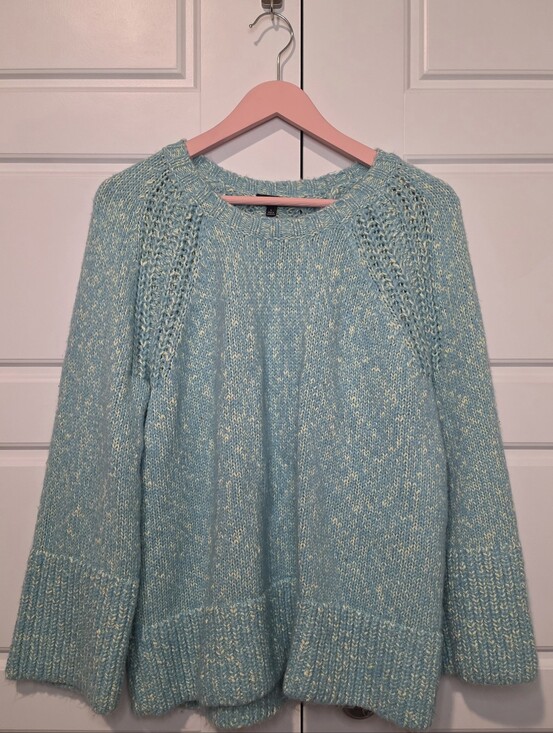 Talbots Sweaters - Talbots Blue Knit Sweater Size Large Womens